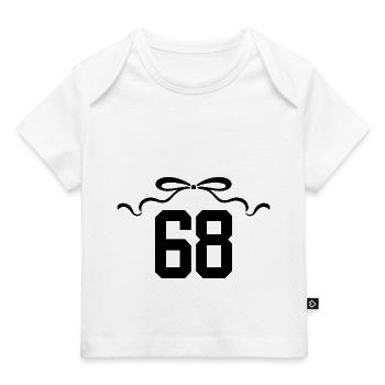 Nummer 68 Knoten - 68. Jahrestag - Baby Premium Organic T-Shirt - Weiß - Vorne