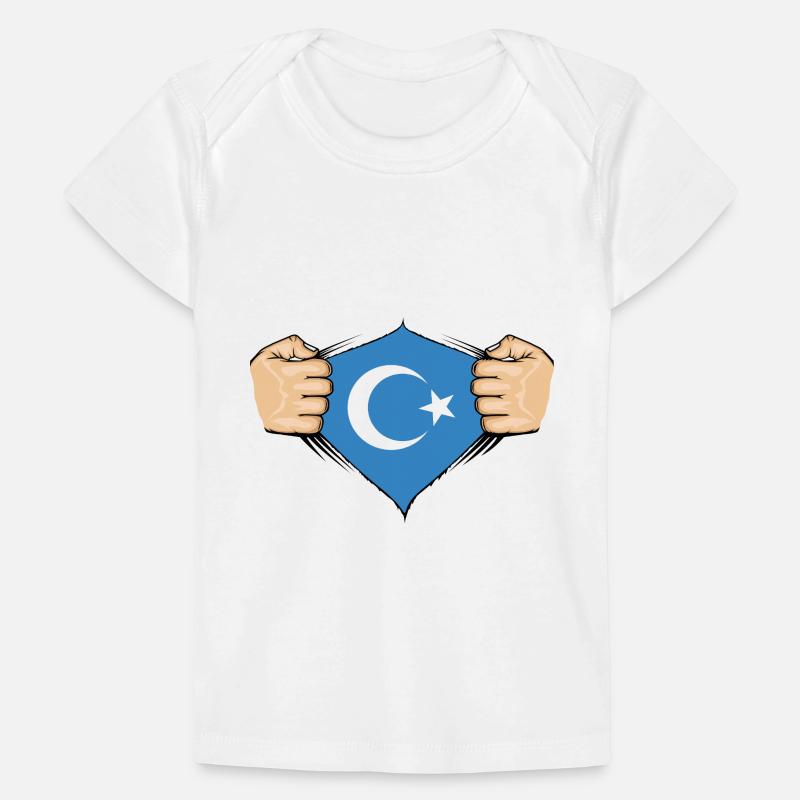 Conception du drapeau ouïghour T-shirt Premium bébé bio