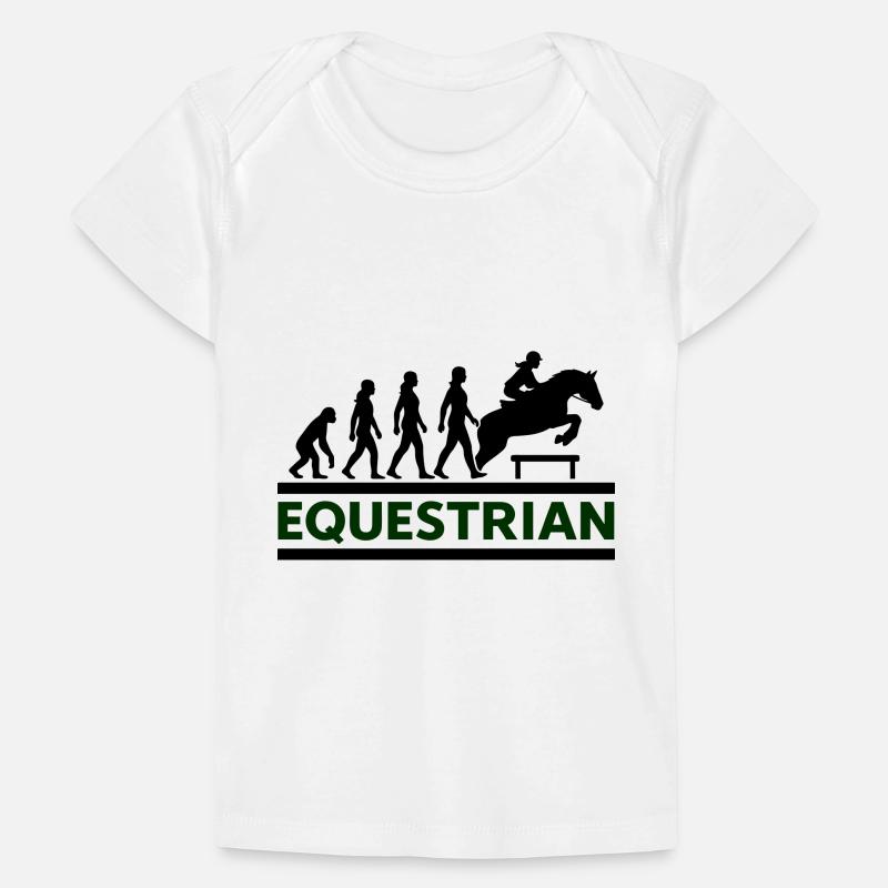 Equestrian Evolution Reiterin Geschenk Cool Baby Premium Organic T-Shirt