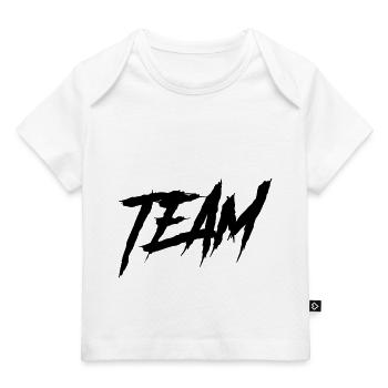 team - Baby Premium Organic T-shirt - white - Front