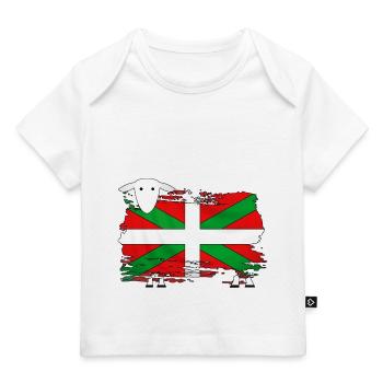 euskal herria - pays basque 51 - T-shirt Premium bébé bio - blanc - Devant