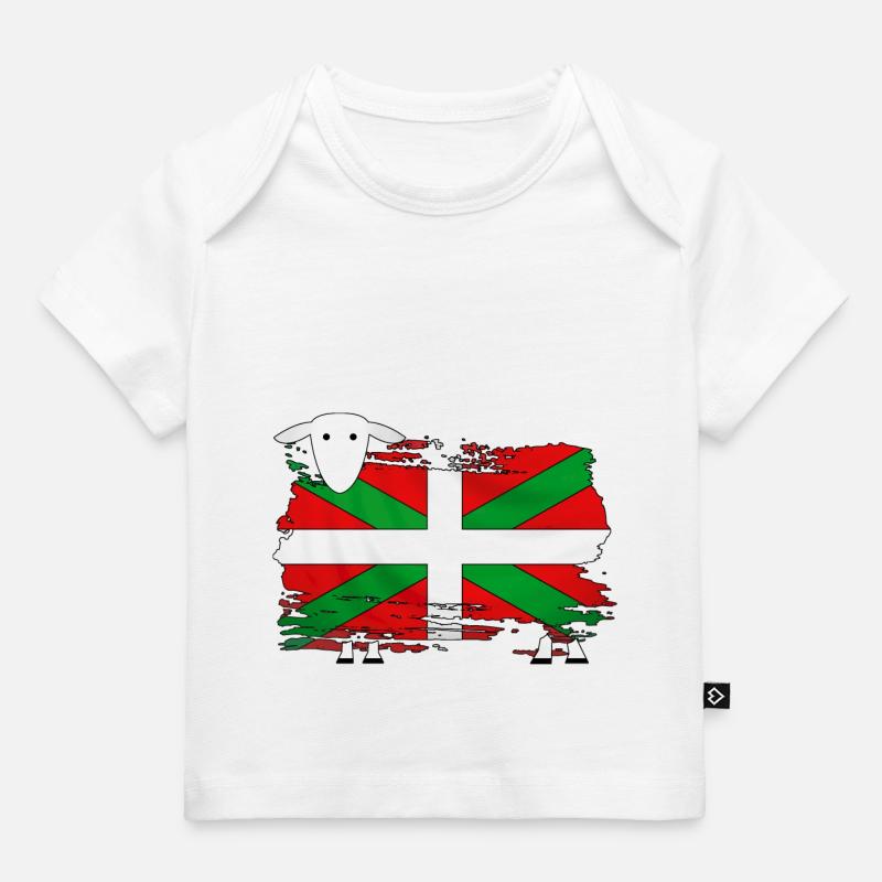 euskal herria - pays basque 51 - T-shirt Premium bébé bio - blanc