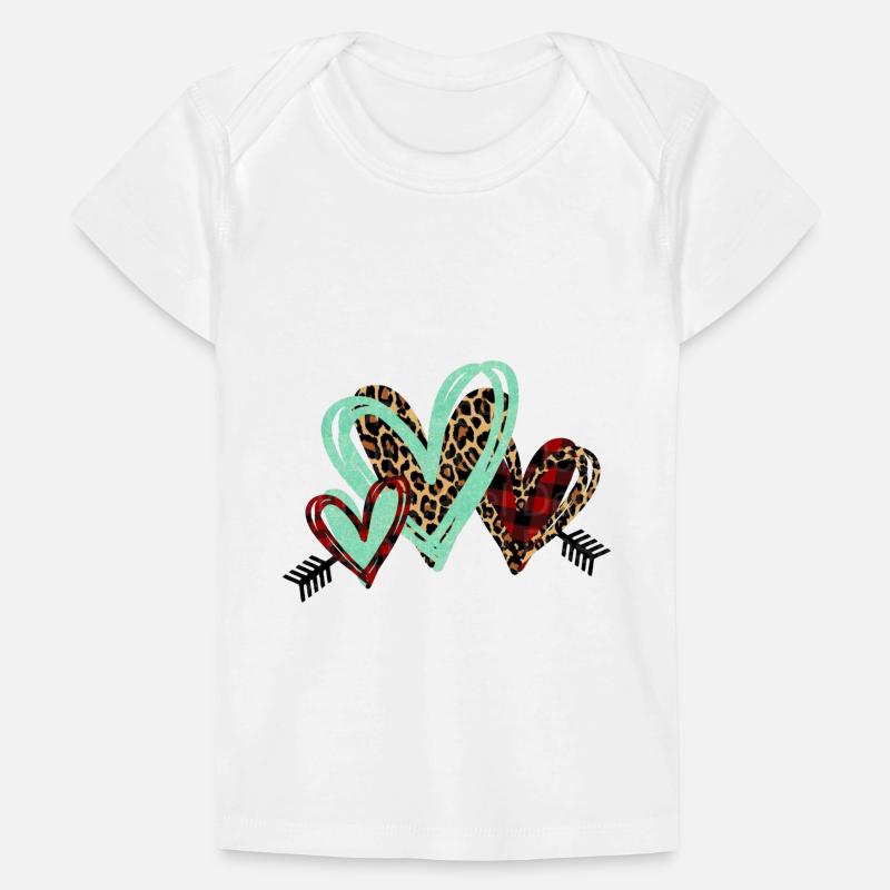 IMPRESSION D’ANIMAL DE COEUR T-shirt Premium bébé bio