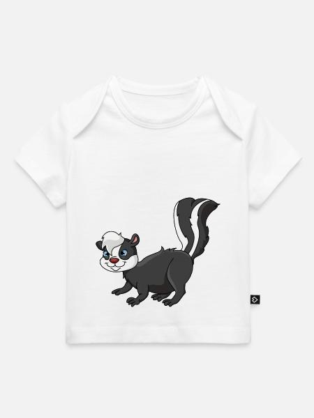 Stinktier - Baby Premium Organic T-Shirt - Weiß