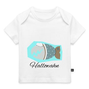 Theodör, Zombiefisch Hallowahn grob umschnitten - Baby Premium Organic T-Shirt - Weiß - Vorne