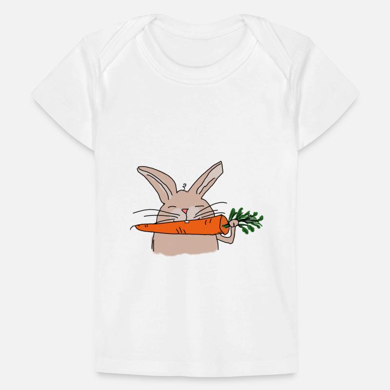 Hilde Hase mit Karotte Comic Style Baby Premium Organic T-Shirt