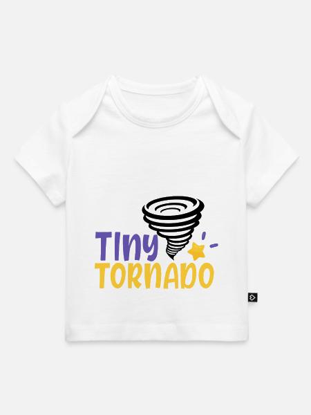 tiny tornado 01 - Baby Premium Organic T-Shirt - Weiß