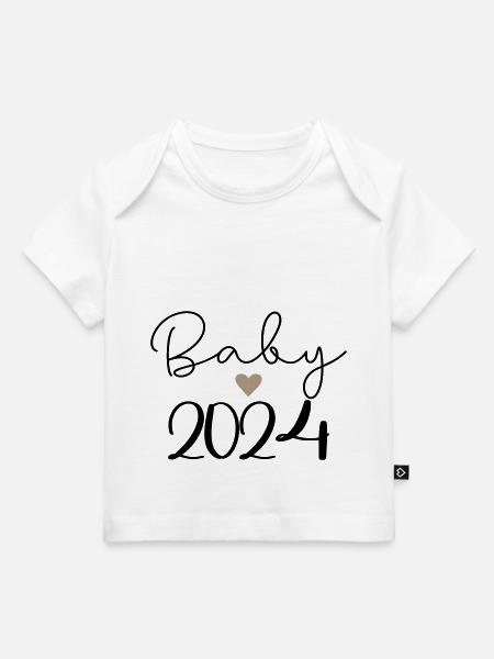 Bébé 2024 2 - T-shirt Premium bébé bio - blanc