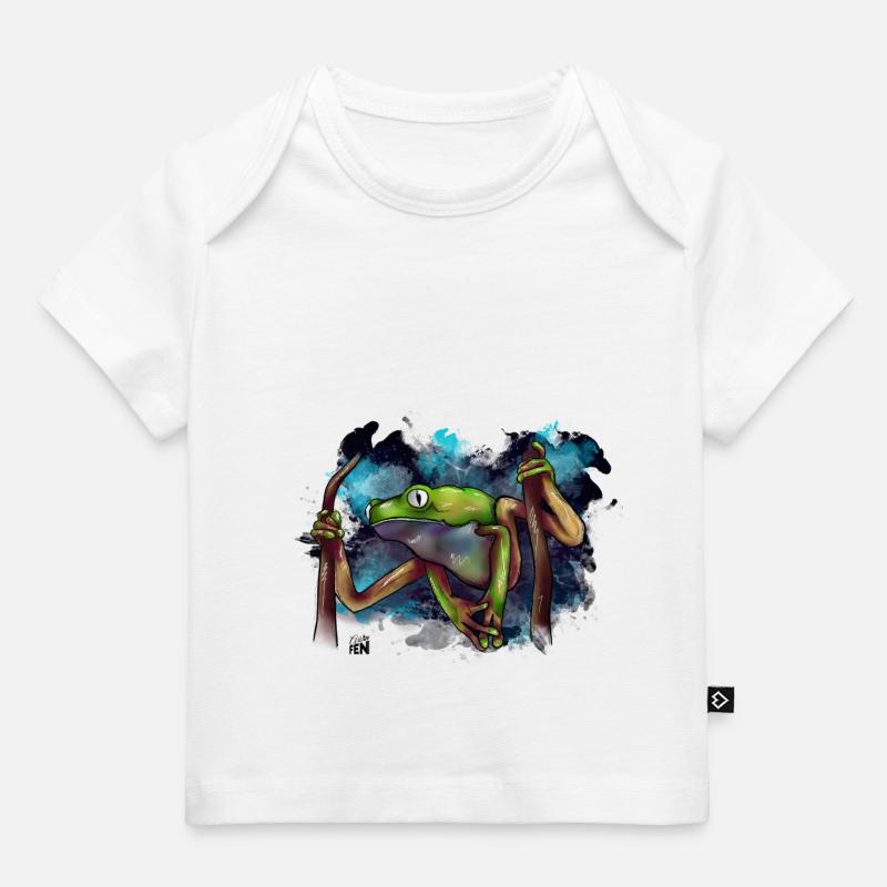 Frog Split - T-shirt Premium bébé bio - blanc