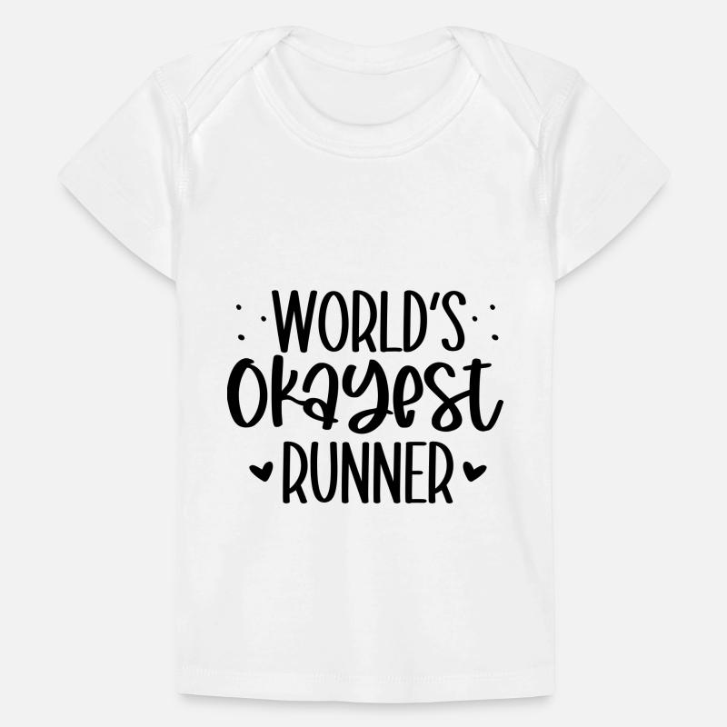 World's okayest runner T-shirt Premium bébé bio