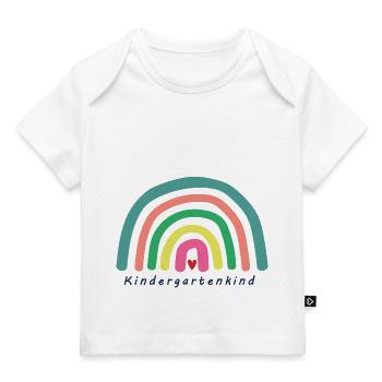 Kindergarten, Kita, Regenbogen - Baby Premium Organic T-Shirt - Weiß - Vorne