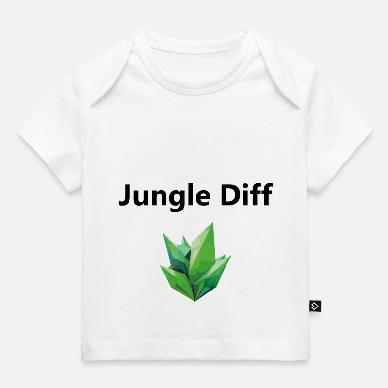 Diff League Legend Jungle Noir - T-shirt Premium bébé bio - blanc