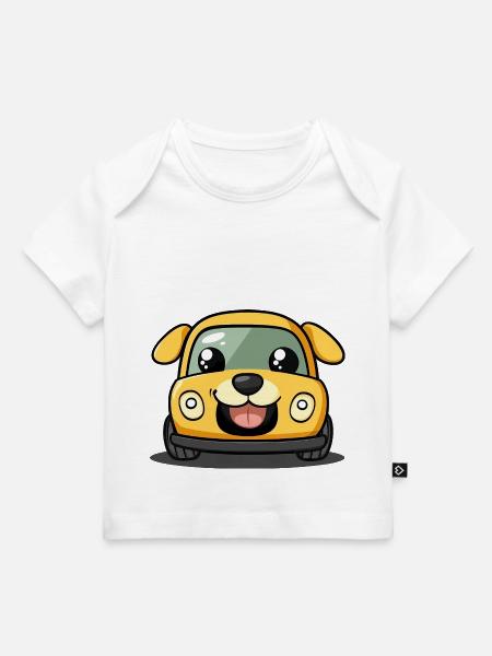 Cute Dog - Baby Premium Organic T-Shirt - Weiß