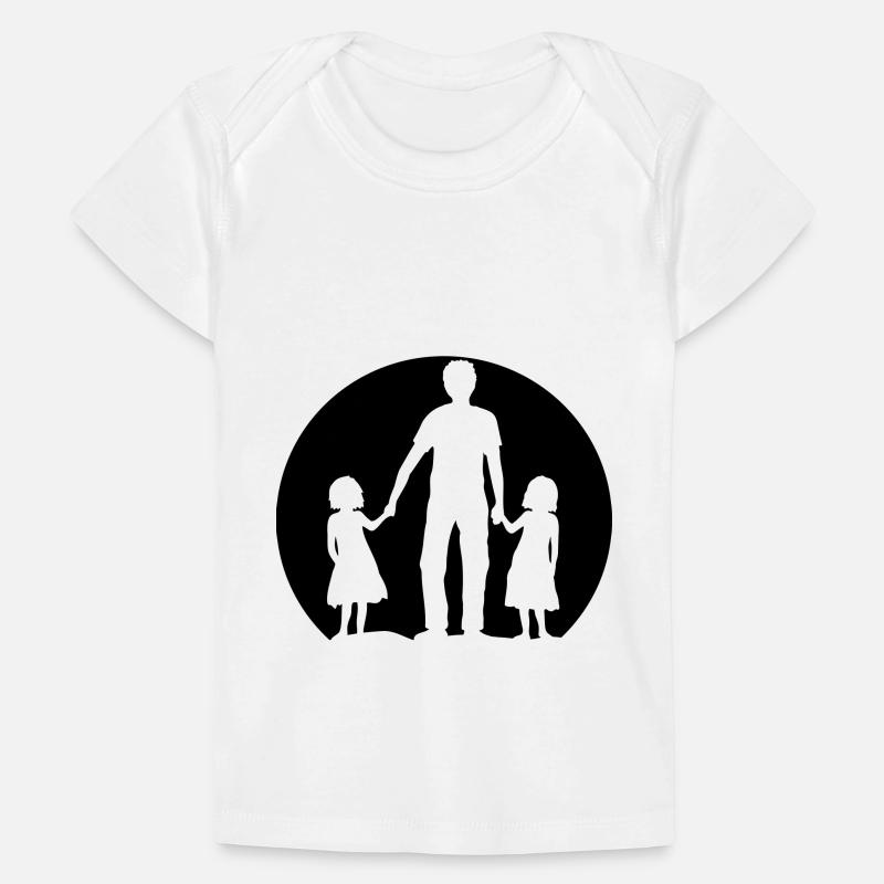 Logo father daughters Baby Premium Organic T-shirt