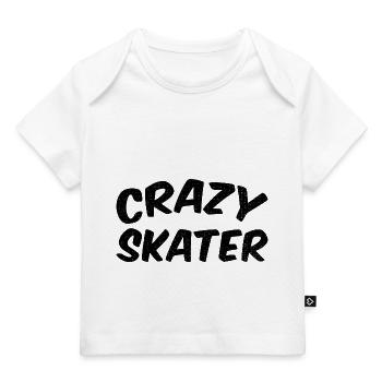 Crazy Skater - T-shirt Premium bébé bio - blanc - Devant