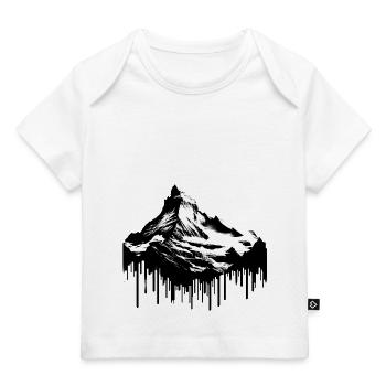 Zugspitze Bavière | Le plus haut sommet d’Allemagne - T-shirt Premium bébé bio - blanc - Devant