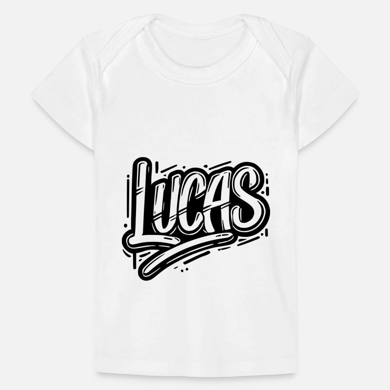 Lucas Name Vorname Graffiti Baby Premium Organic T-Shirt
