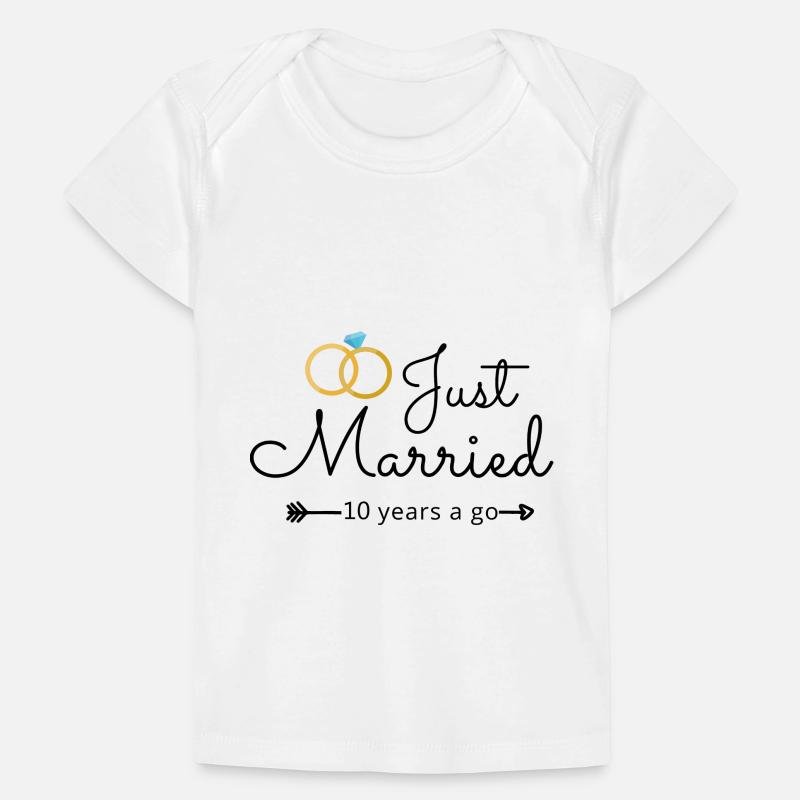 10th Wedding Anniversary Baby Premium Organic T-shirt
