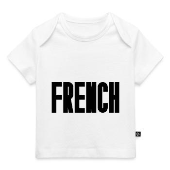 Français - T-shirt Premium bébé bio - blanc - Devant