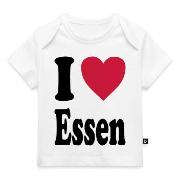 J'adore la nourriture - T-shirt Premium bébé bio - blanc - Devant