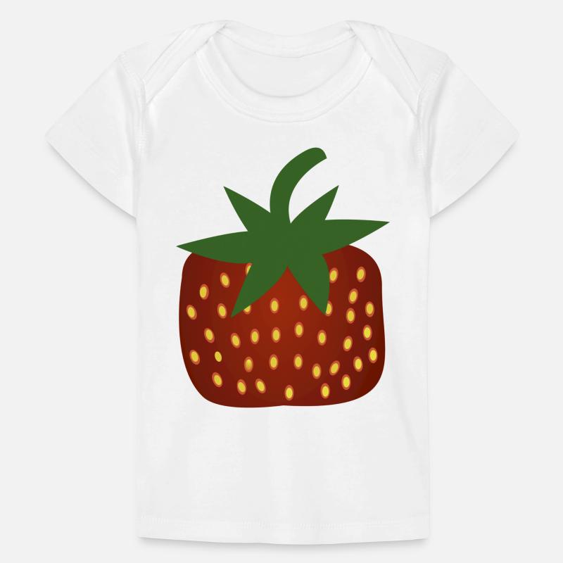 Funny angular strawberry gift idea Baby Premium Organic T-shirt