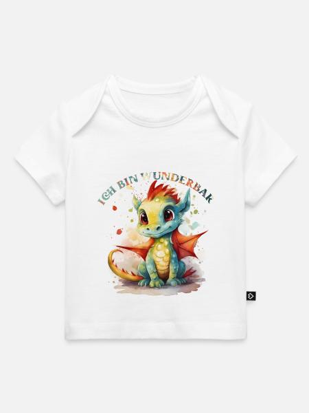 Ich bin wunderbar Drache - Baby Premium Organic T-Shirt - Weiß