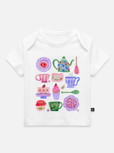Dessert & Tea - Baby Premium Organic T-Shirt - Weiß