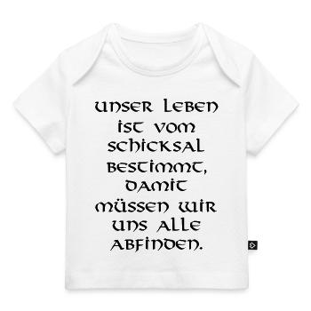 Leben - Baby Premium Organic T-Shirt - Weiß - Vorne