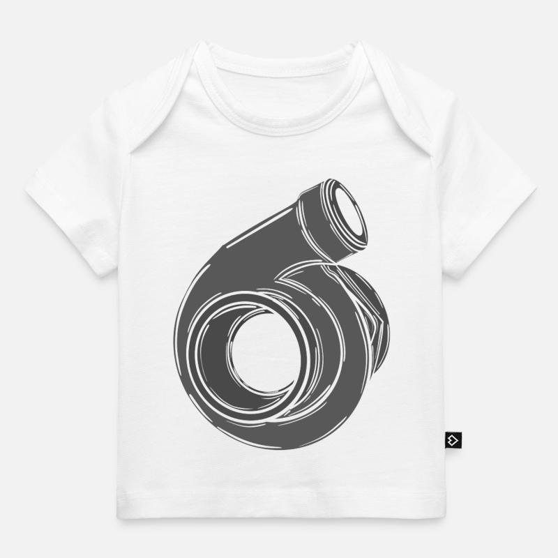Turbo - T-shirt Premium neonato bio - bianco