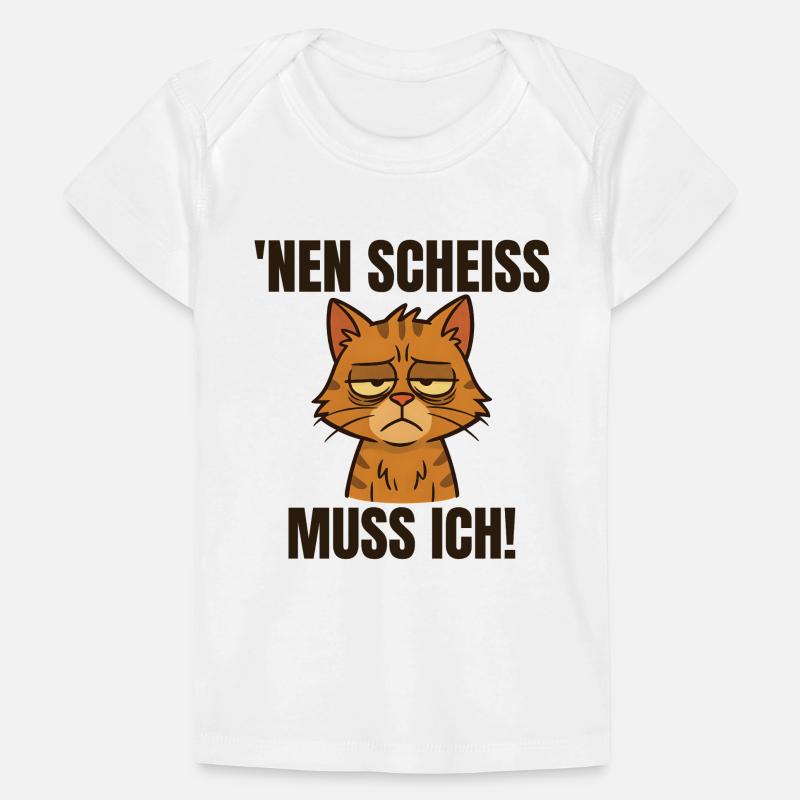 Drôle de chat avec un dicton effronté T-shirt Premium bébé bio