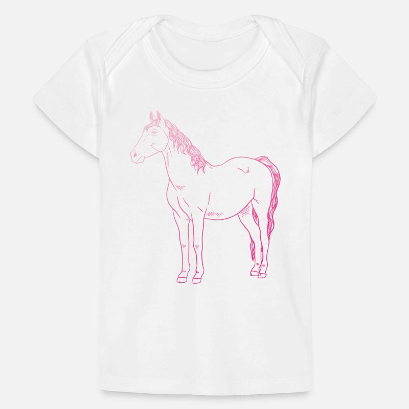 Cadeau de conception de cheval T-shirt Premium bébé bio