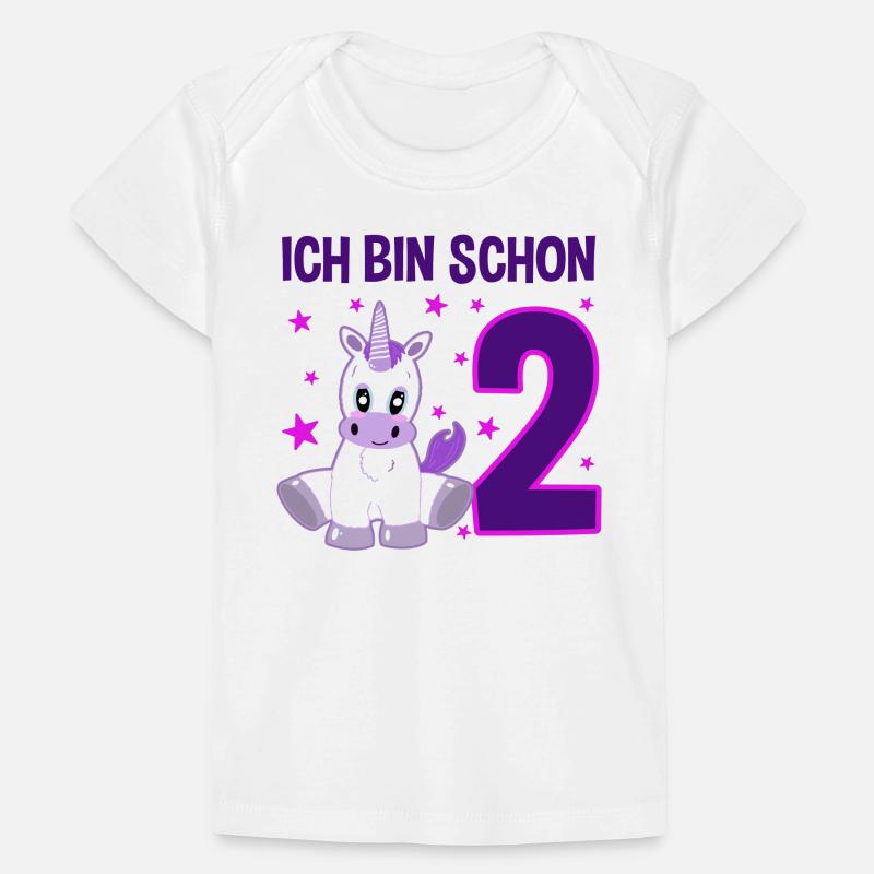 Magical Unicorn 2 Year Celebration Baby Premium Organic T-shirt