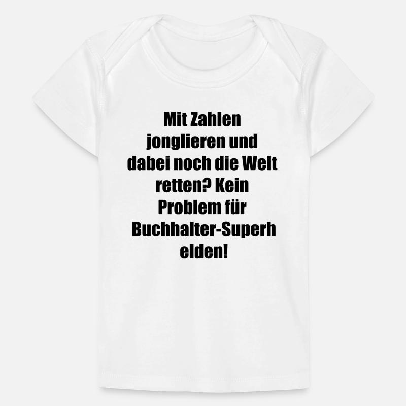Cadeau de super-héros comptable T-shirt Premium bébé bio