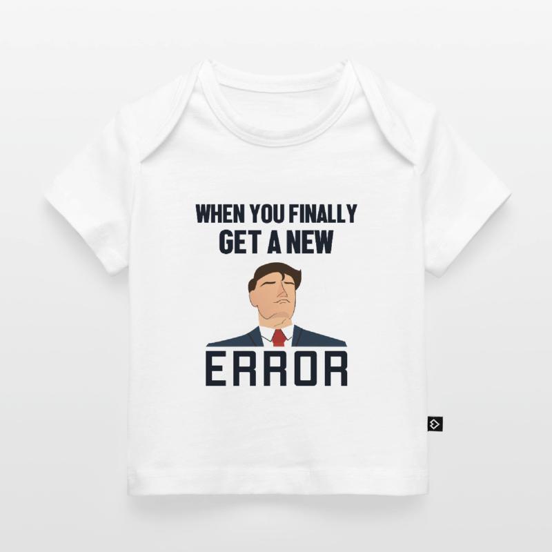 Get a New Error Engineer Full Stack Coder Baby Premium Organic T-shirt