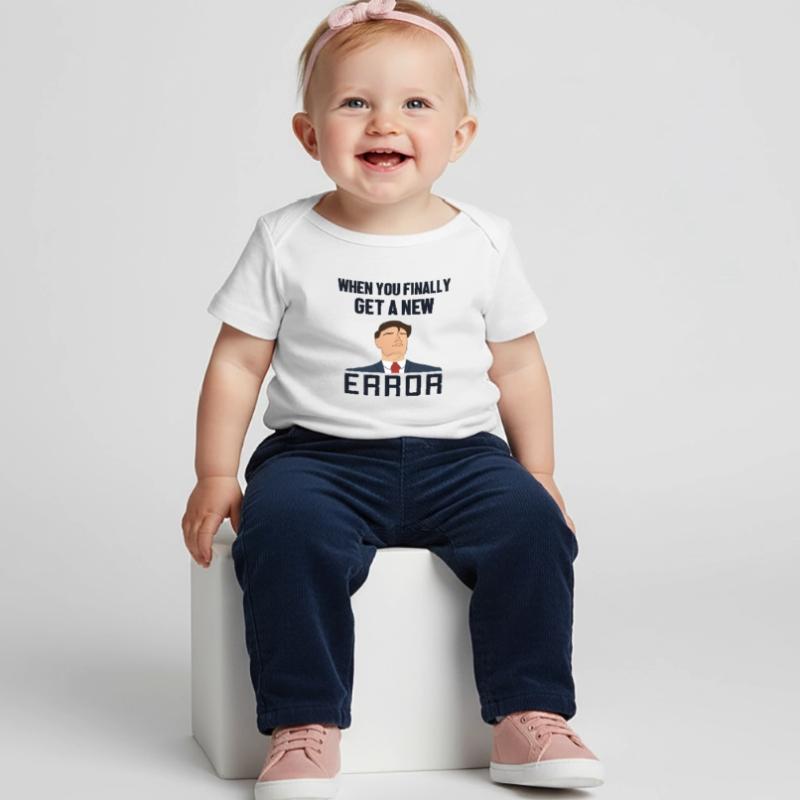 Get a New Error Engineer Full Stack Coder Baby Premium Organic T-shirt
