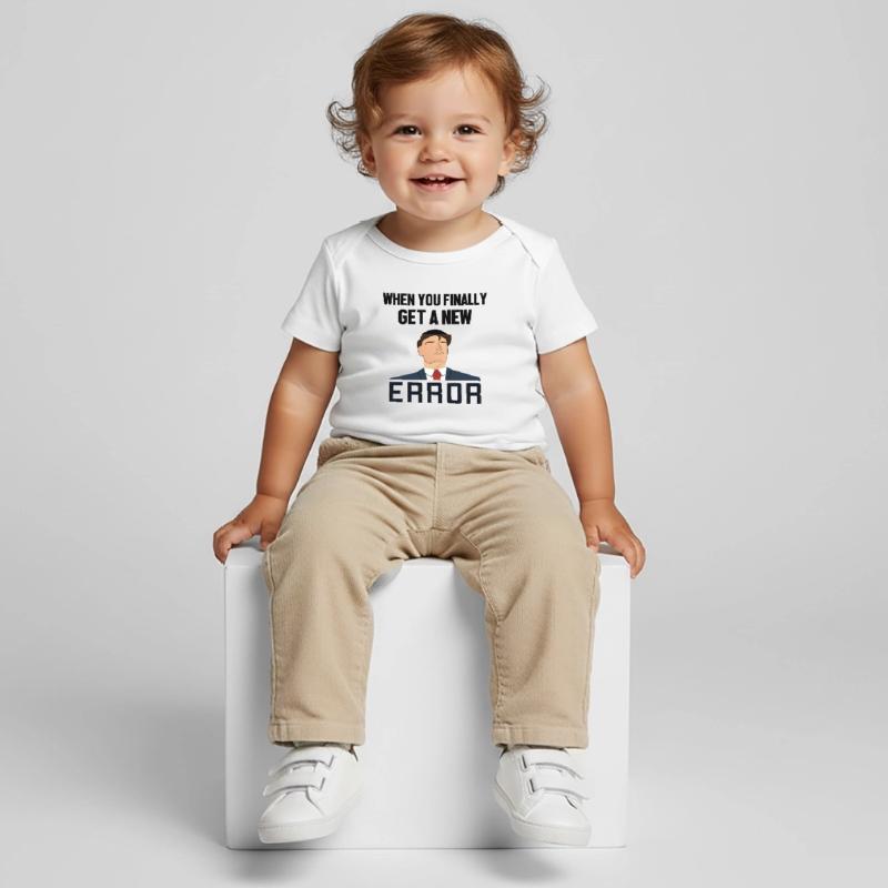 Get a New Error Engineer Full Stack Coder Baby Premium Organic T-shirt