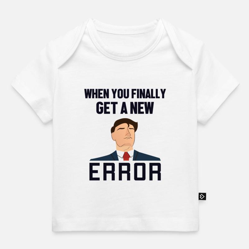 Get a New Error Softwareentwickler Developer - Baby Premium Organic T-Shirt - Weiß