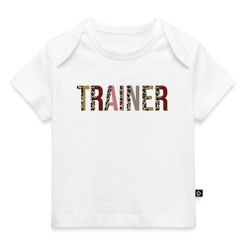 Trainer - Baby Premium Organic T-shirt - white - Front
