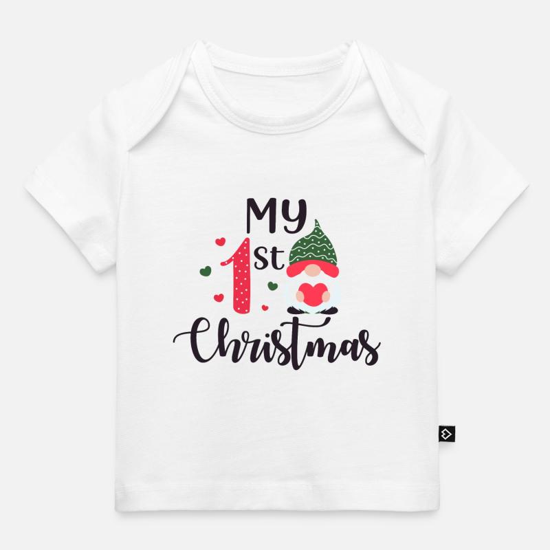 Mon premier Noël - T-shirt Premium bébé bio - blanc