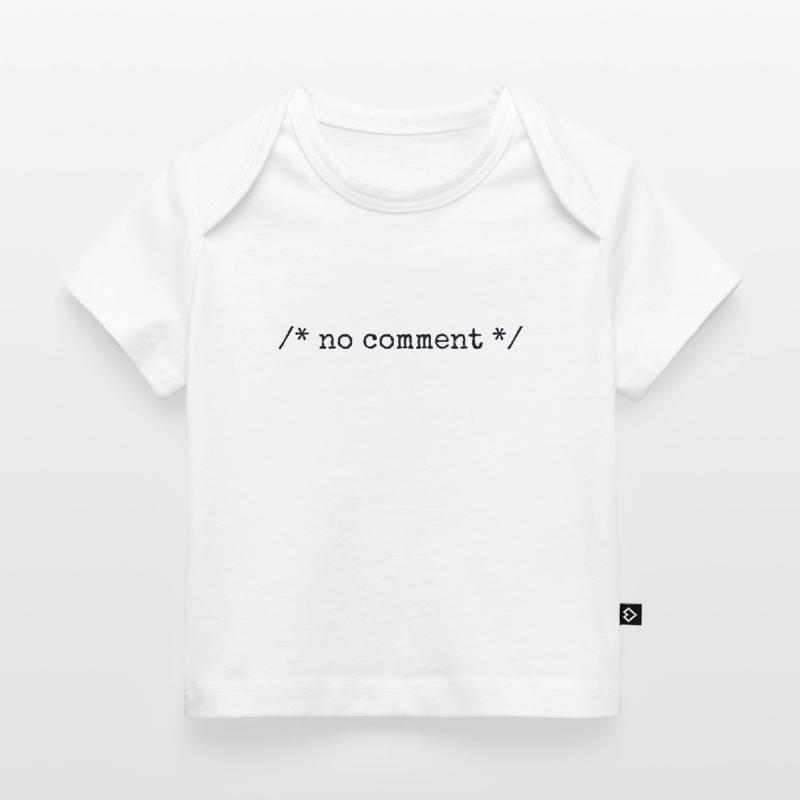 No Comment Developer Softwareentwickler Coder Baby Premium Organic T-Shirt