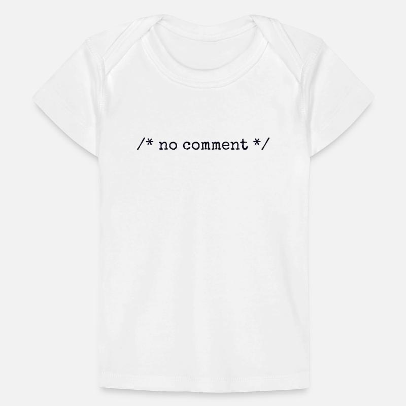 No Comment Developer Softwareentwickler Coder Baby Premium Organic T-Shirt