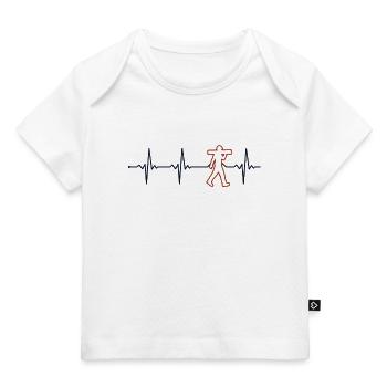 Carpenter Heartbeat Carpenter Wood Technician - Baby Premium Organic T-shirt - white - Front