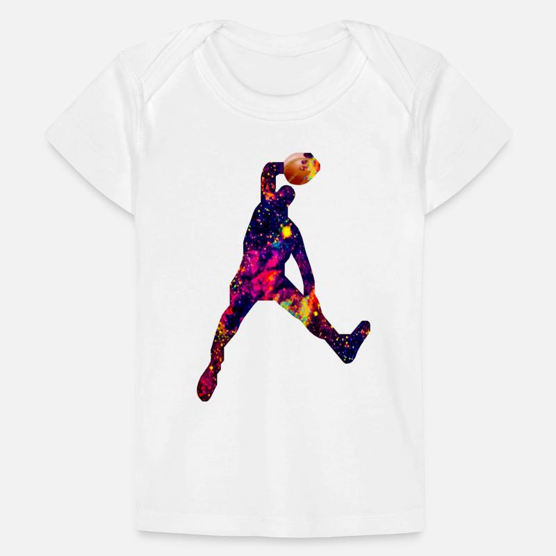 Dave Dunking Galaxy Baby Premium Organic T-Shirt