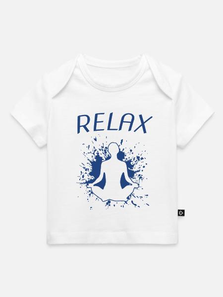 RELAX - Baby Premium Organic T-Shirt - Weiß