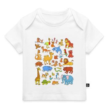 Tiere - Baby Premium Organic T-Shirt - Weiß - Vorne