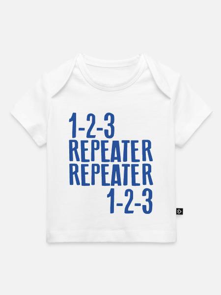 Repeater - Lied - Baby Premium Organic T-Shirt - Weiß