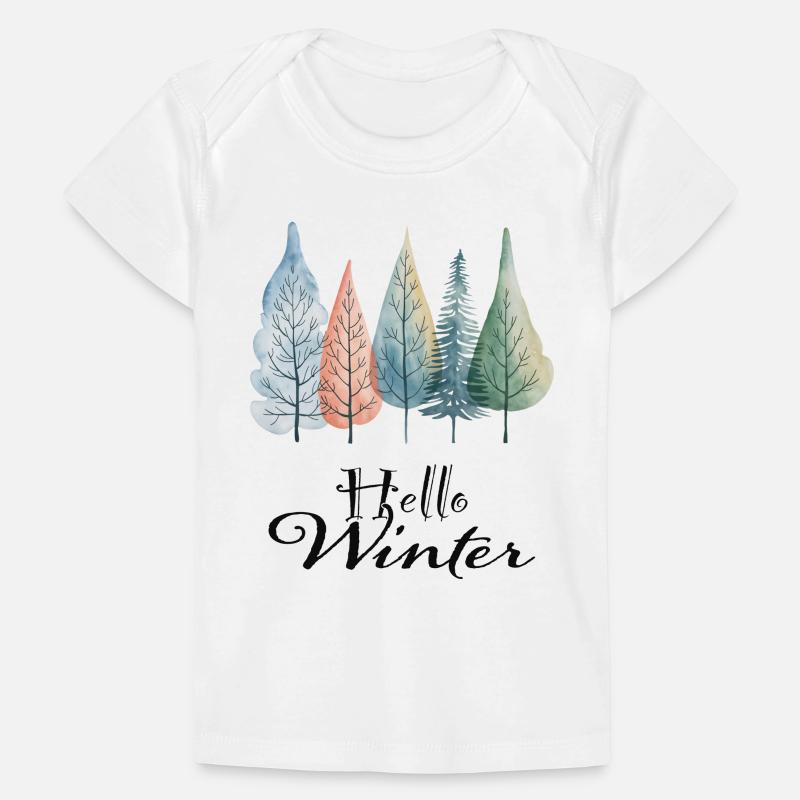 Hello Winter Baby Premium Organic T-shirt