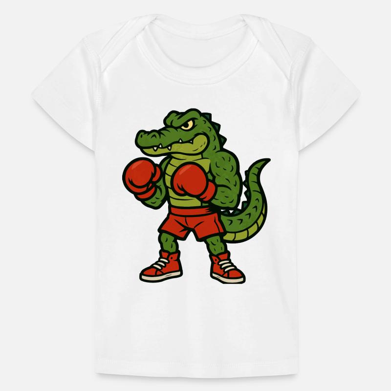 Crocodile Boxer T-shirt Premium bébé bio