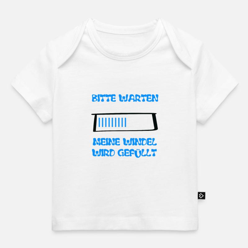 Couche est rempli - T-shirt Premium bébé bio - blanc