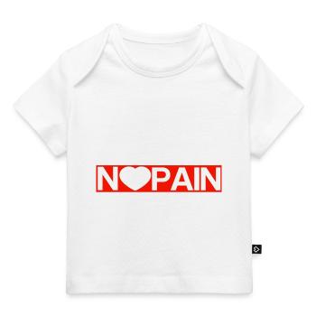 No pain - Baby Premium Organic T-shirt - white - Front
